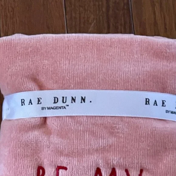 New Rae Dunn by Magenta Pink Be My Valentine Hand Towel Set - Picture 8 of 10
